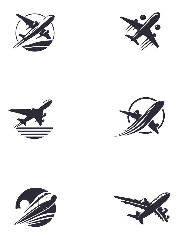 Jet Stream collection logo vector