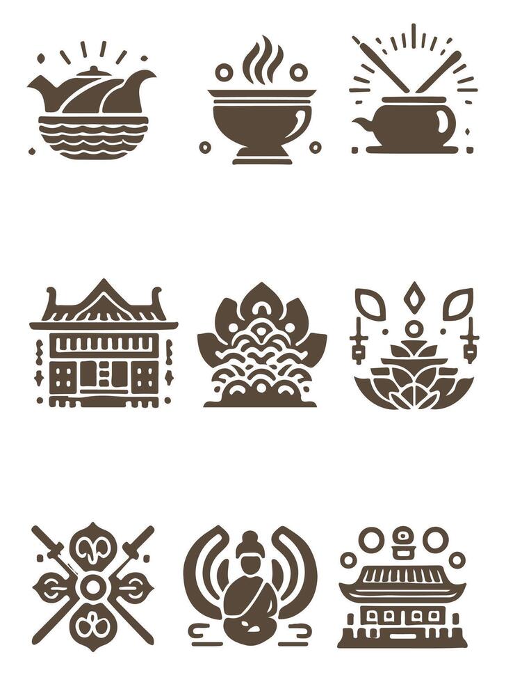 Delight Seollal Collection Logo Design vector