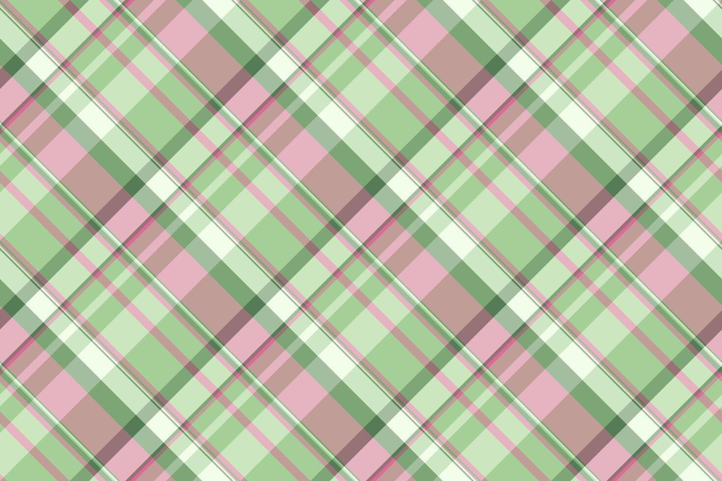 Dress tartan check, 1960s plaid textile pattern. Mix texture fabric seamless background in pastel and light colors. vector