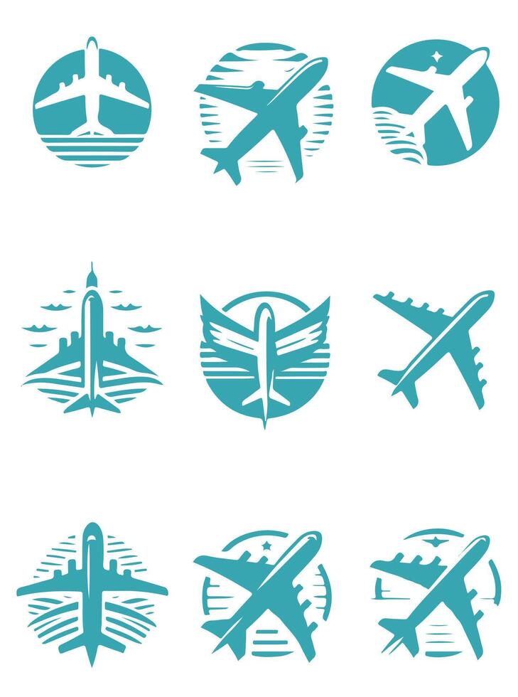 Jet Rise collection logo vector