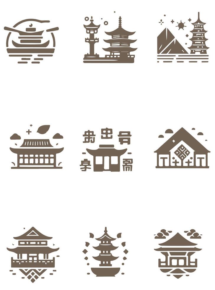 Essence Seollal Collection Logo Design vector