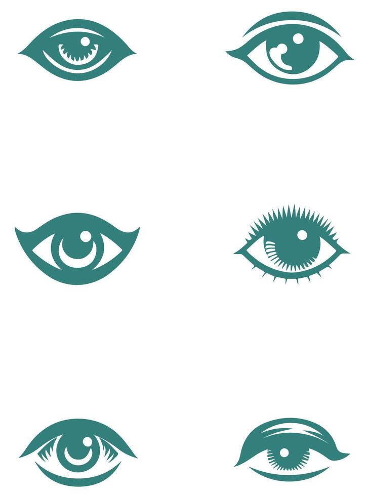 Eyes Collection Design vector