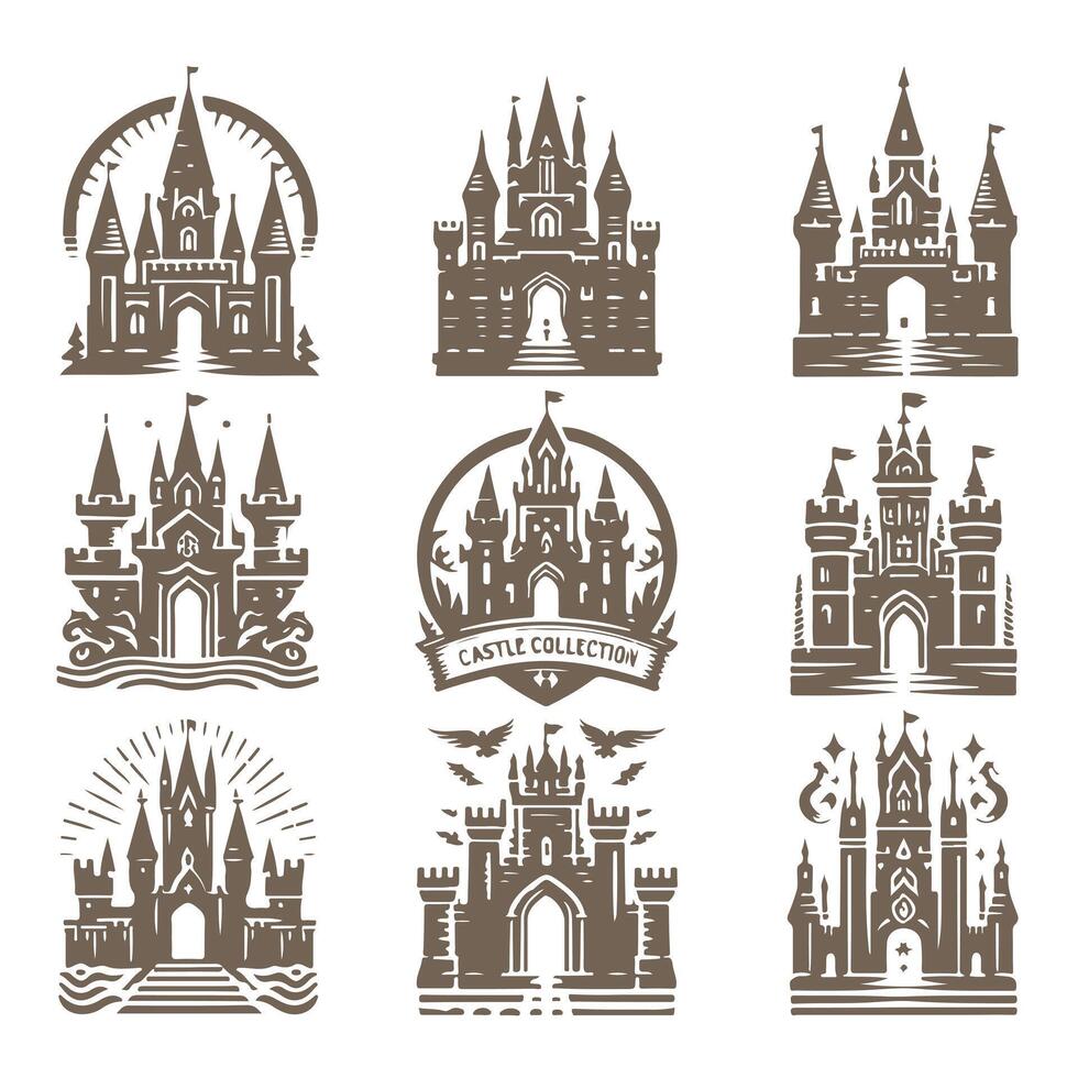 Shadowspire Castle collection vector