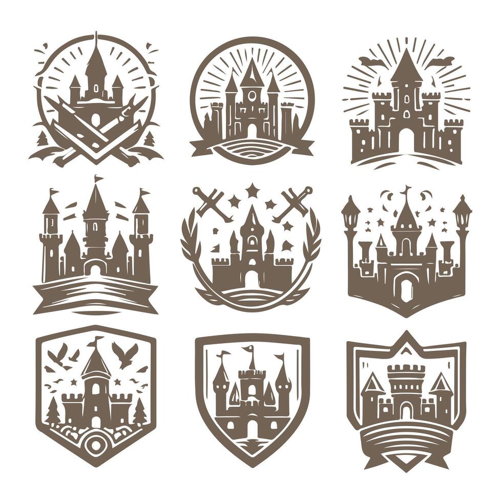 Royal Keep collection logo vector