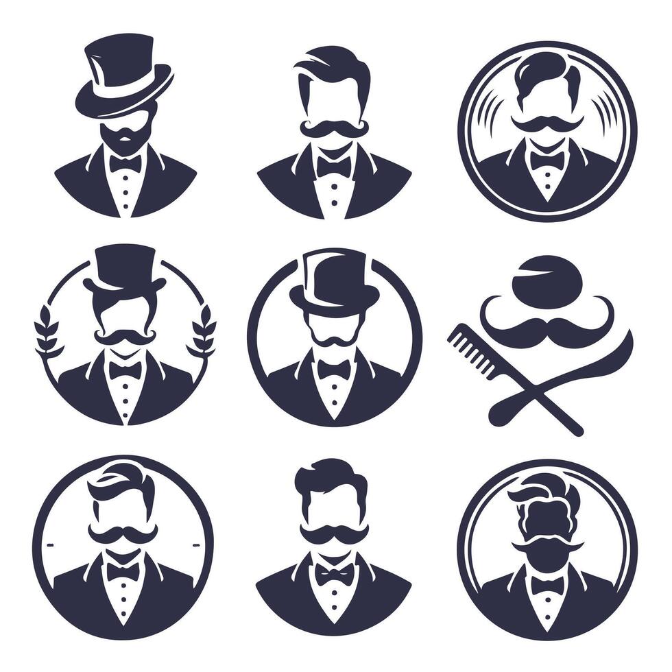 Sharp Dapper Gentleman Collection Logo vector