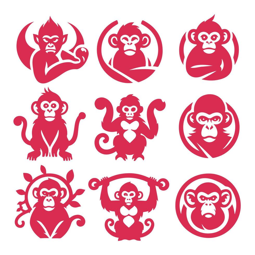 Mischief Monkey Collection Logo vector