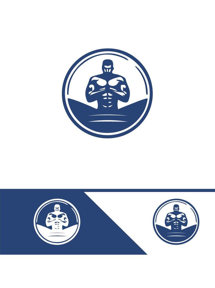 Muscle Mansion Gym logo vector