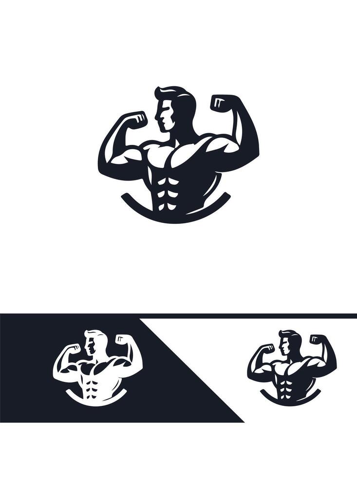 Muscle Vault Logo Design vector