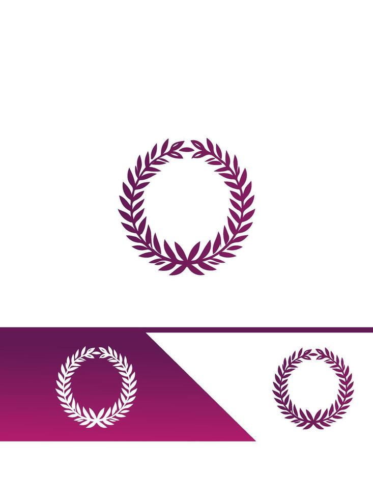 Wreath Essence Logo Design vector
