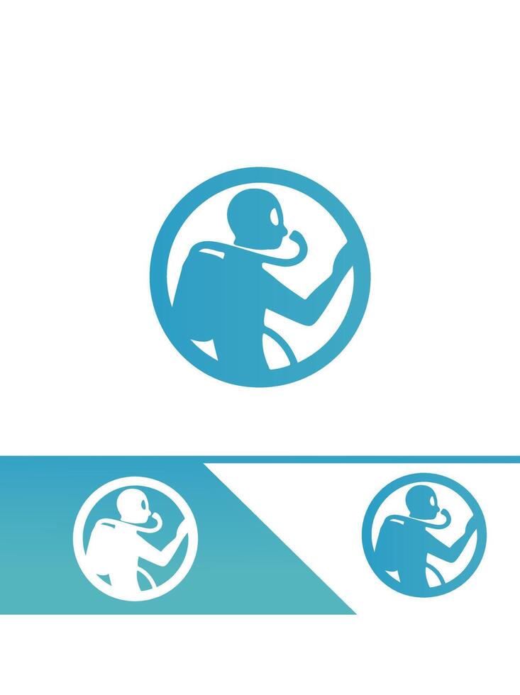 Marine Quest diver logo vector
