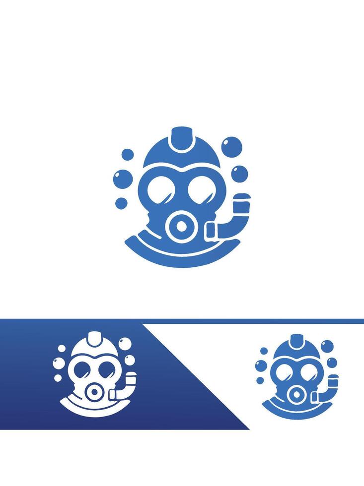 Dive Gear diver logo vector