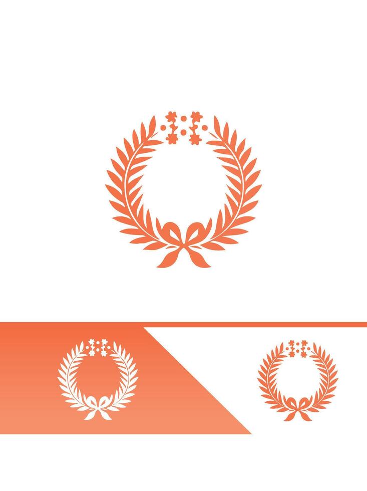 Evergreen Wreath Logo vector