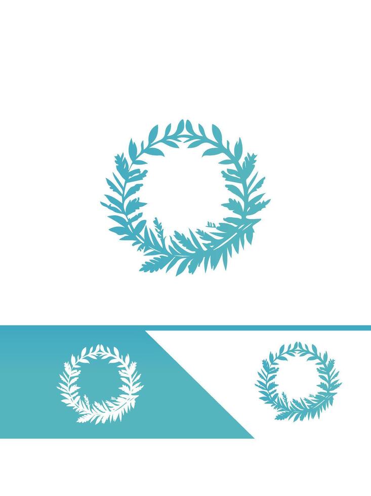 Wreath of Joy Logo Design vector