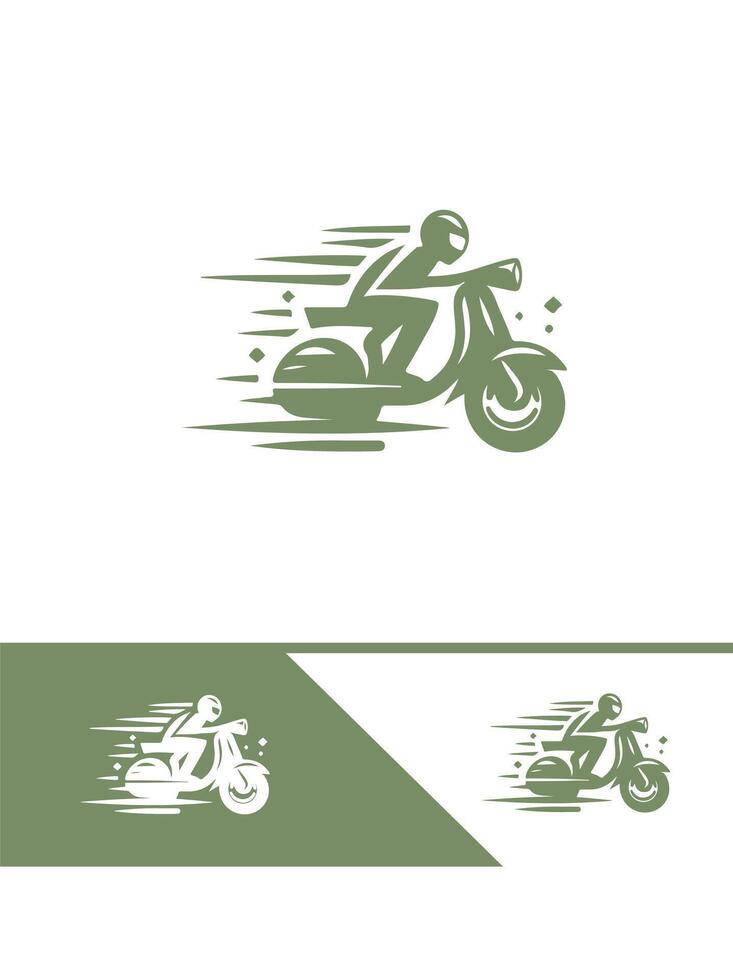 Turbo Flex scooter logo vector