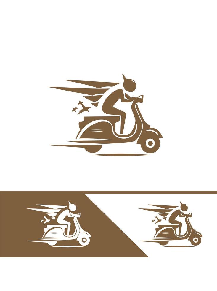 Speed Glide scooter vector