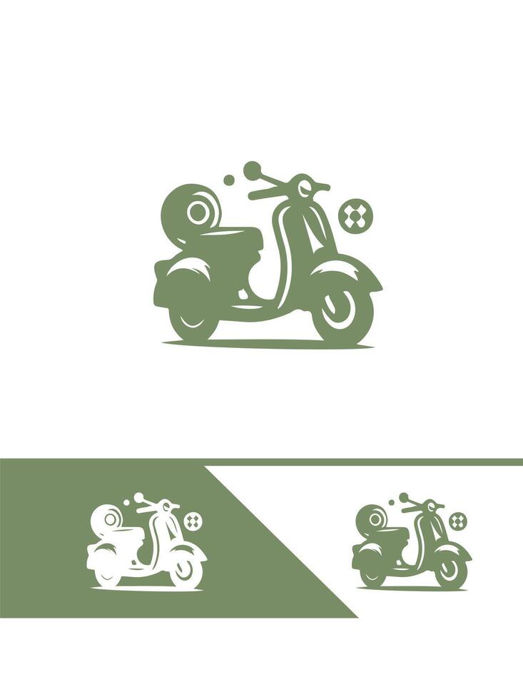 Hyper Glide scooter logo vector