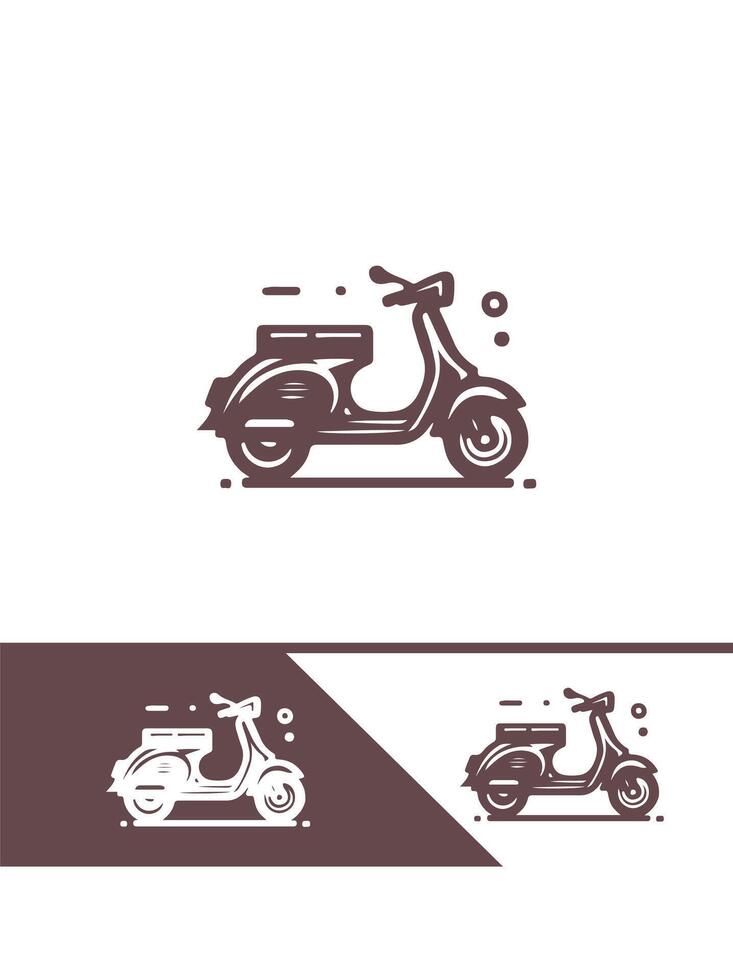 Rush Ride scooter vector