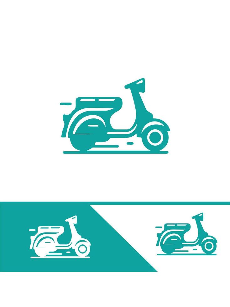 Cruise X press scooter logo vector