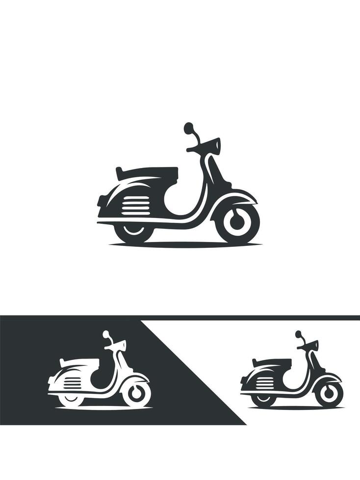 Aero Glide scooter logo design vector