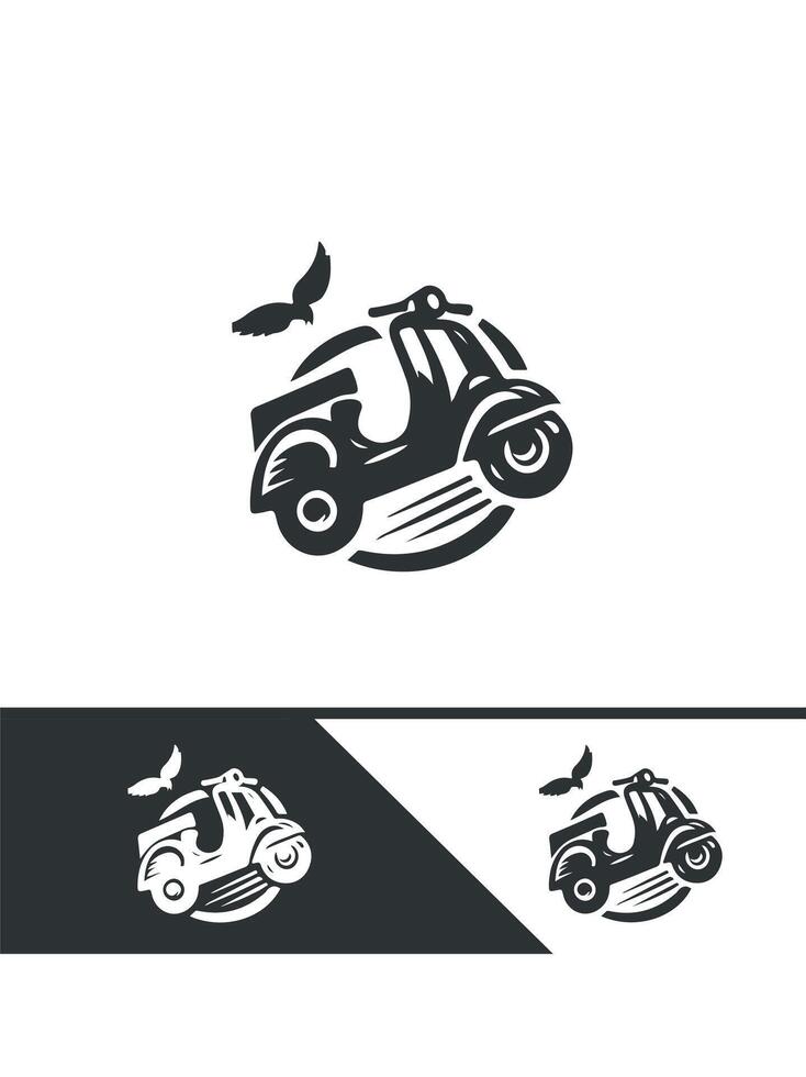 Swift Glider scooter vector