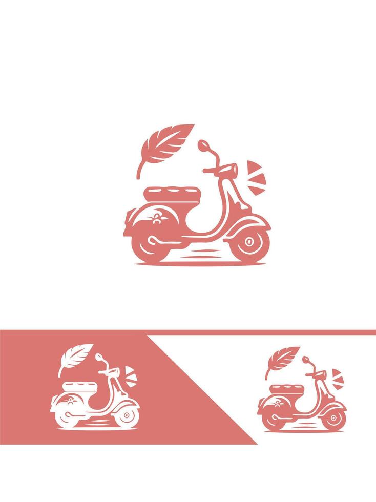 Vibe Scooter scooter logo vector