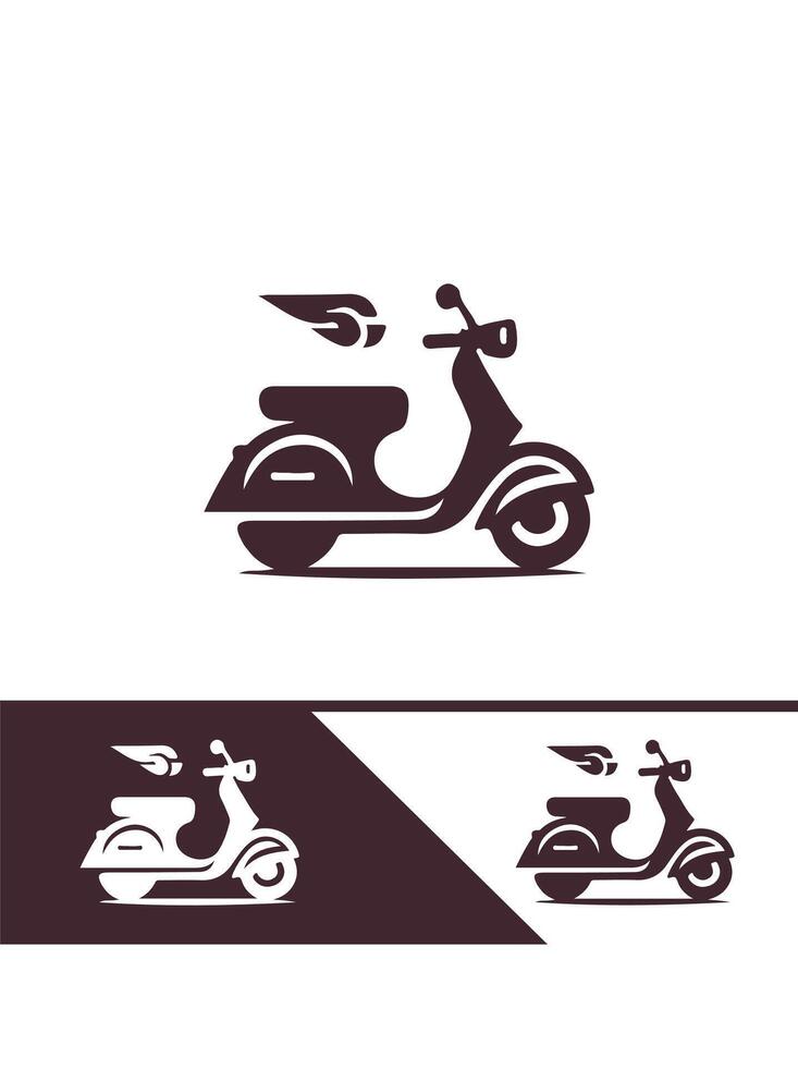 Scoot Mate scooter logo vector