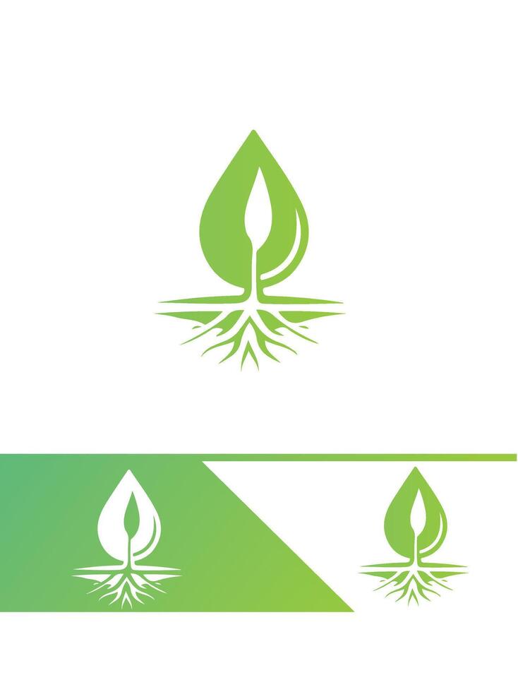 Rooted Dreams Seedling Logo Design vector