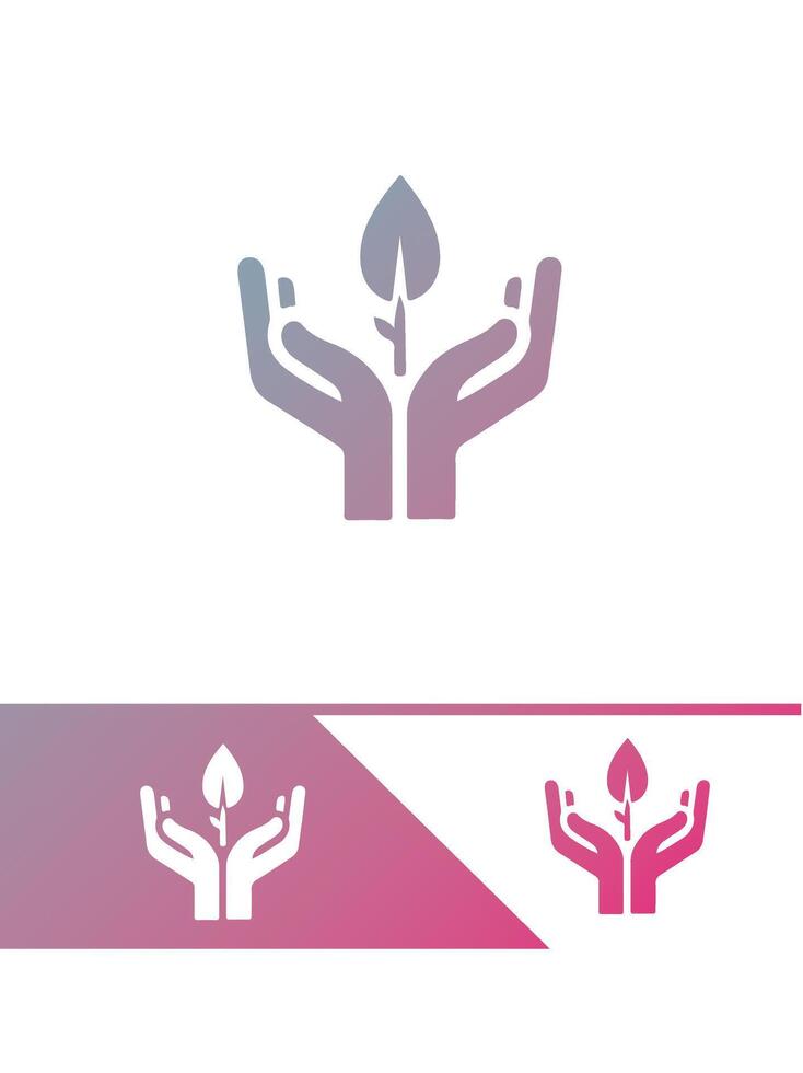 Growth Seedling Logo Design vector