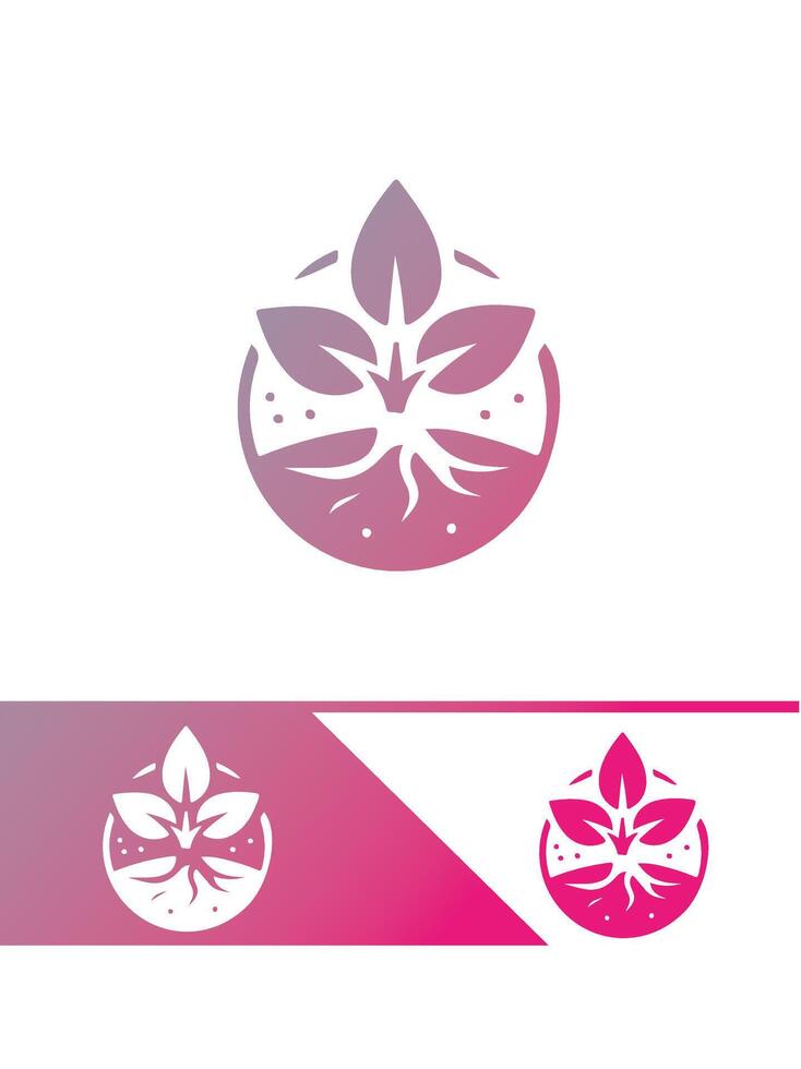 Pure Sprout Seedling Design vector