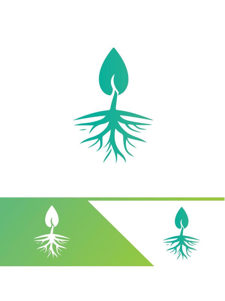 Fresh Grove Seedling Logo Design vector