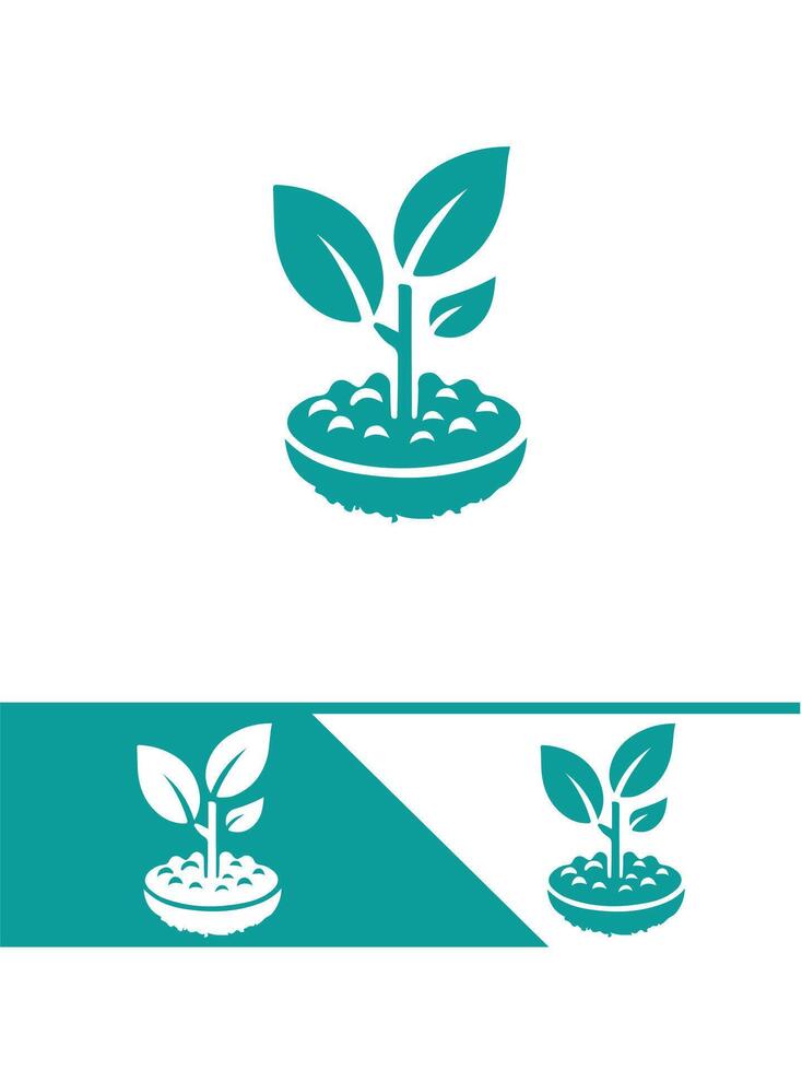 Early Sprout Seedling Logo vector