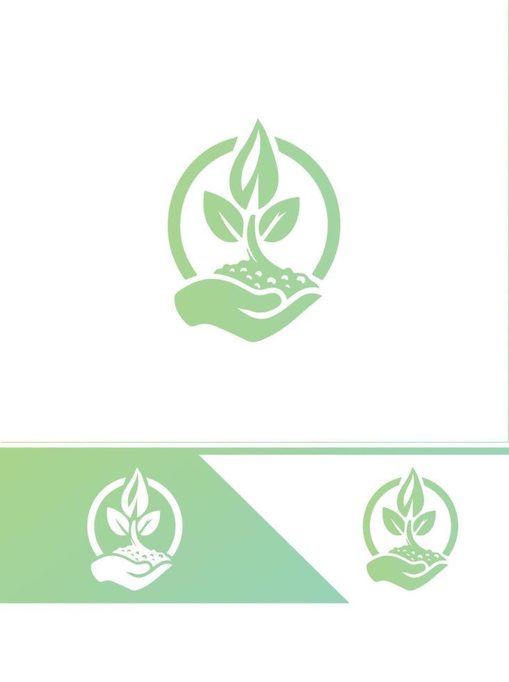 Root Life Seedling Logo vector
