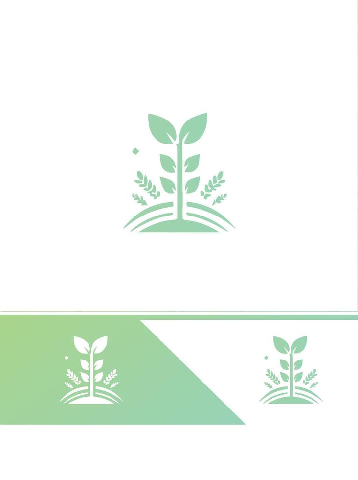 Plant Life Seedling Logo vector
