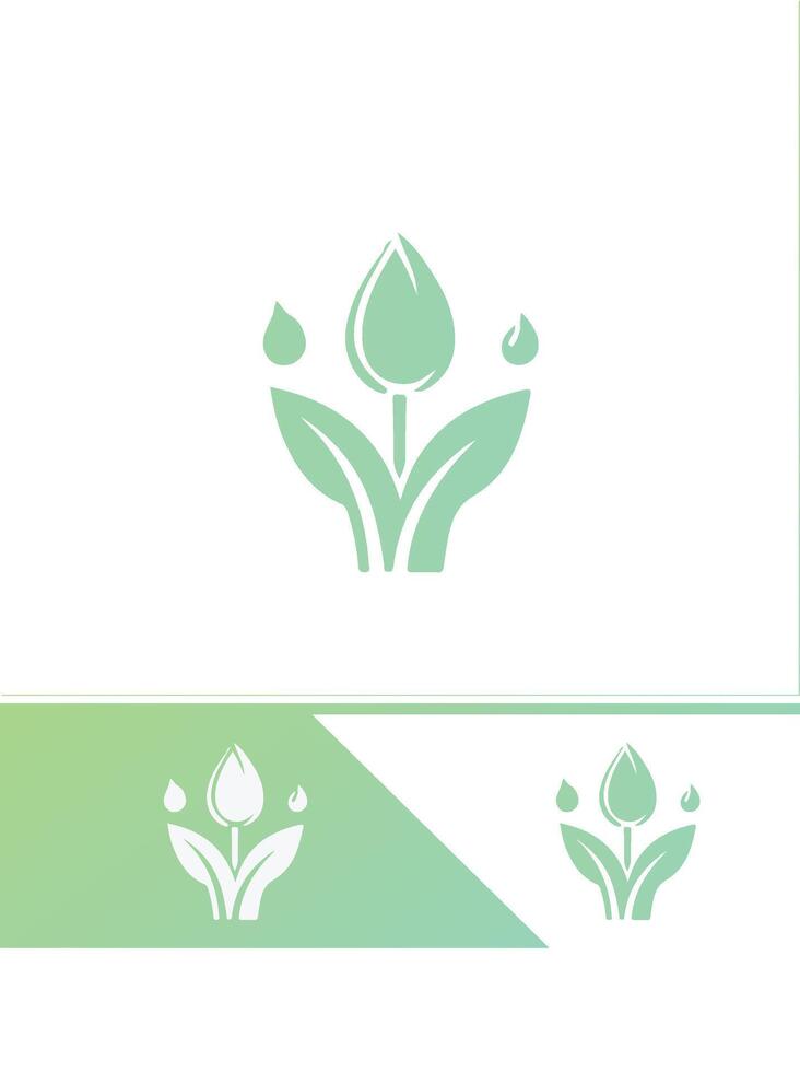 Rooted Beginnings Seedling Logo vector