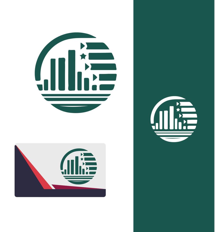 Profit Path Finance Logo Design vector