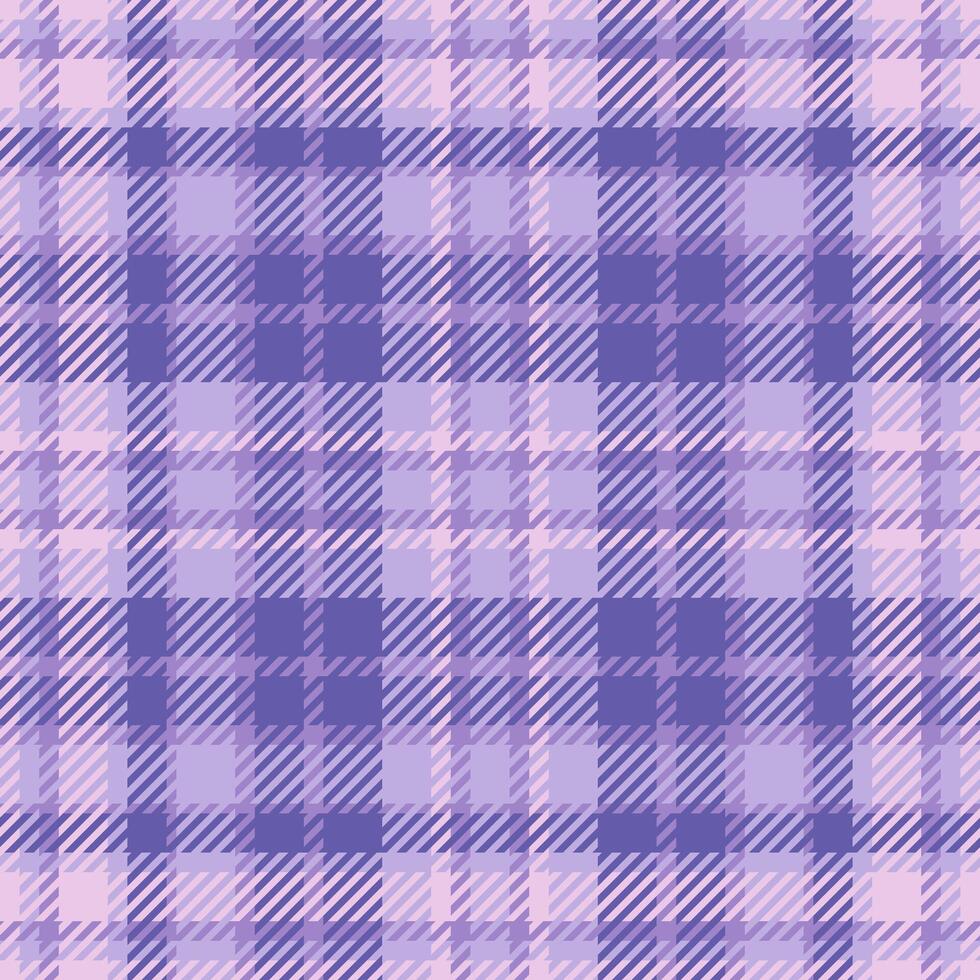 Conceptual check texture seamless, contemporary plaid textile pattern. Shabby background fabric tartan in light and indigo colors. vector