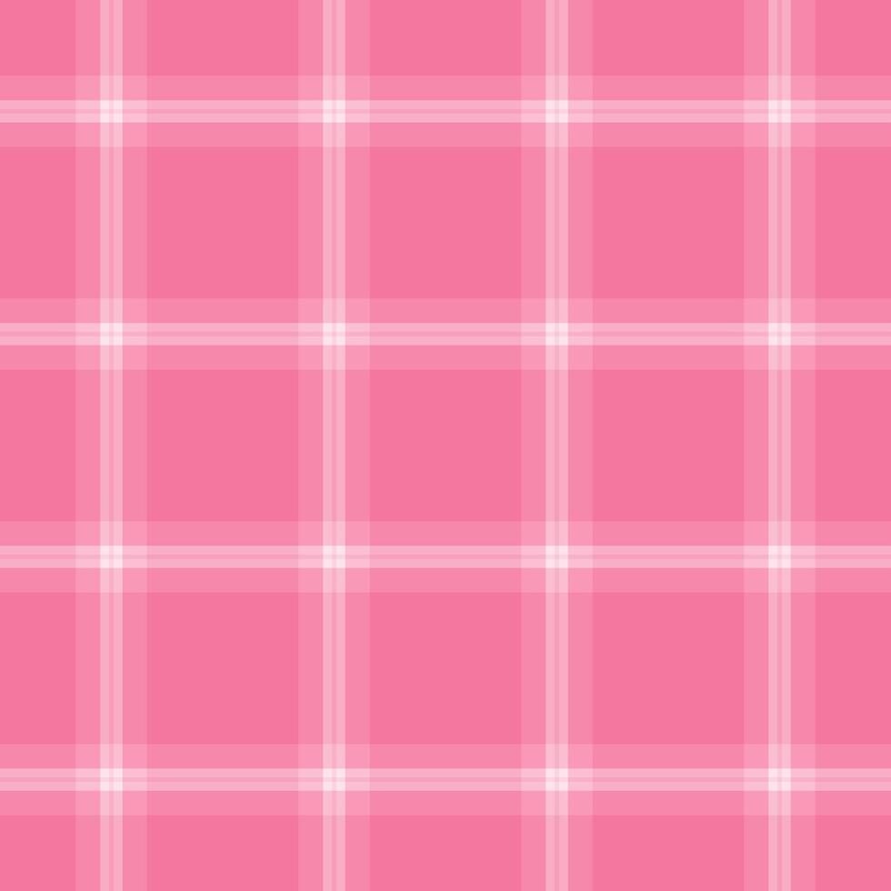 Delicate pink and white plaid pattern. Perfect for backgrounds, textiles, and stationery designs. vector
