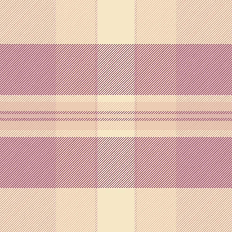 Random background plaid pattern, size tartan fabric textile. Invite check texture seamless in light and pink colors. vector