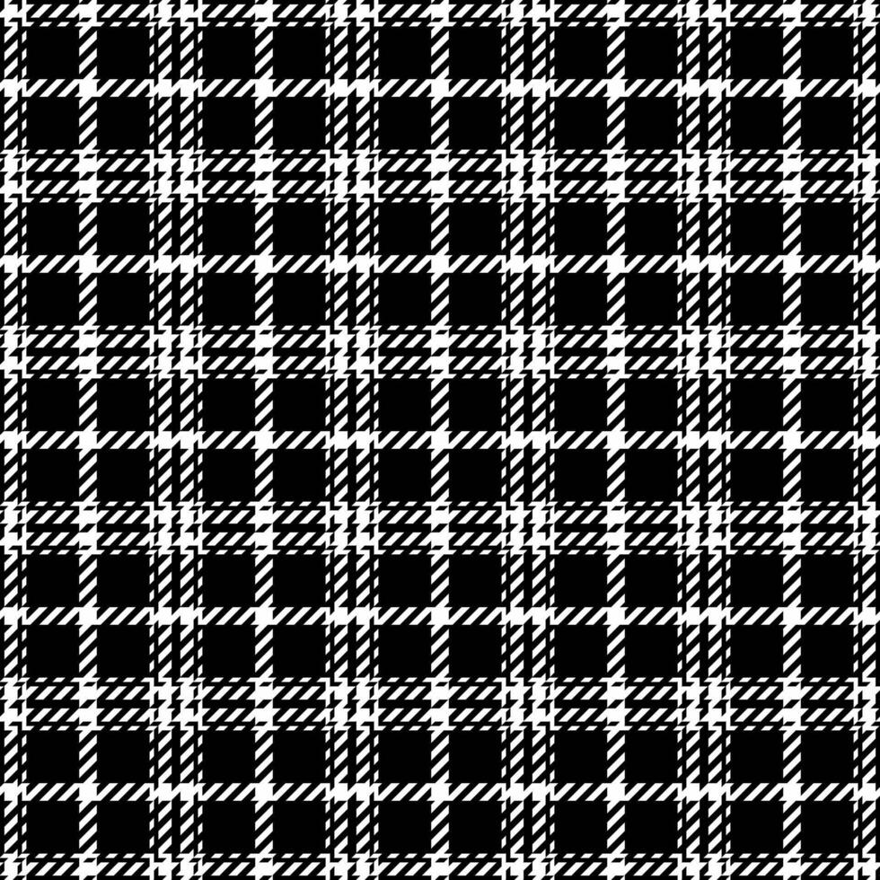 Kitchen tartan pattern fabric, naked plaid textile. Hispanic background check texture seamless in black and white colors. vector