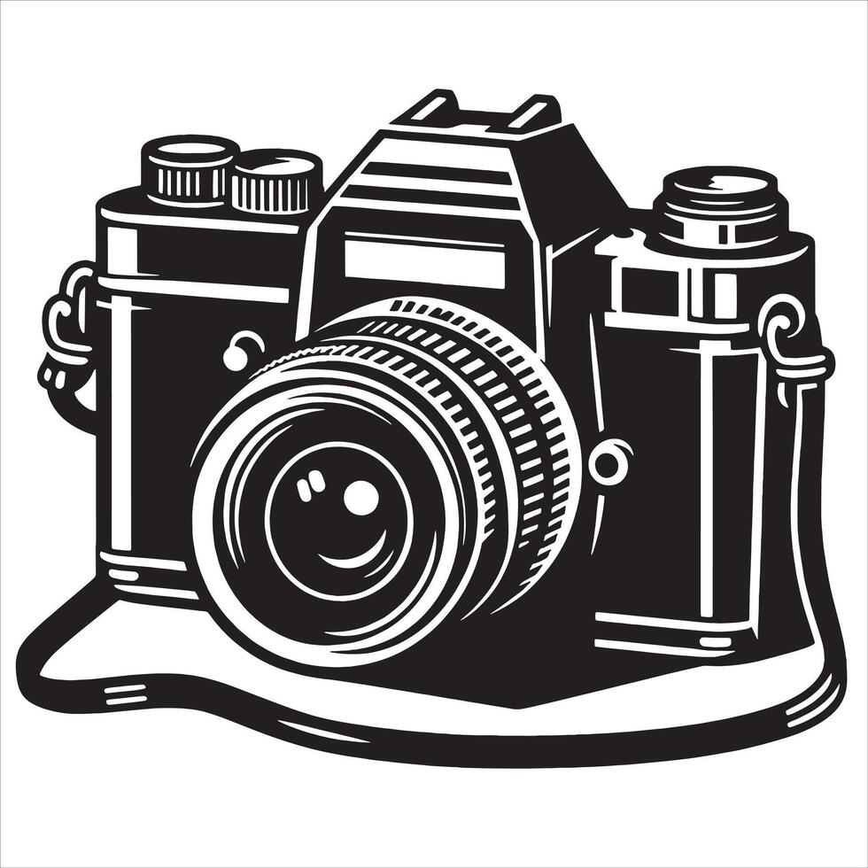 Clicking Memories with a Camera vector