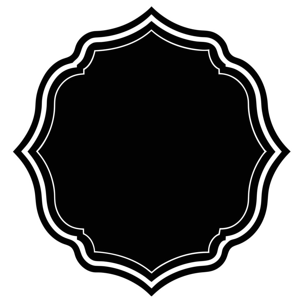 Decorative Frame Silhouettes vector