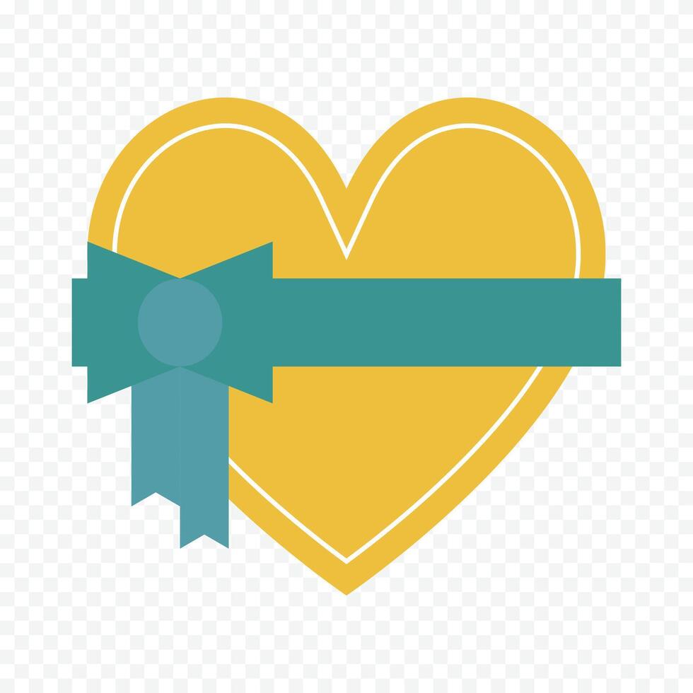 Heart design on the white background vector