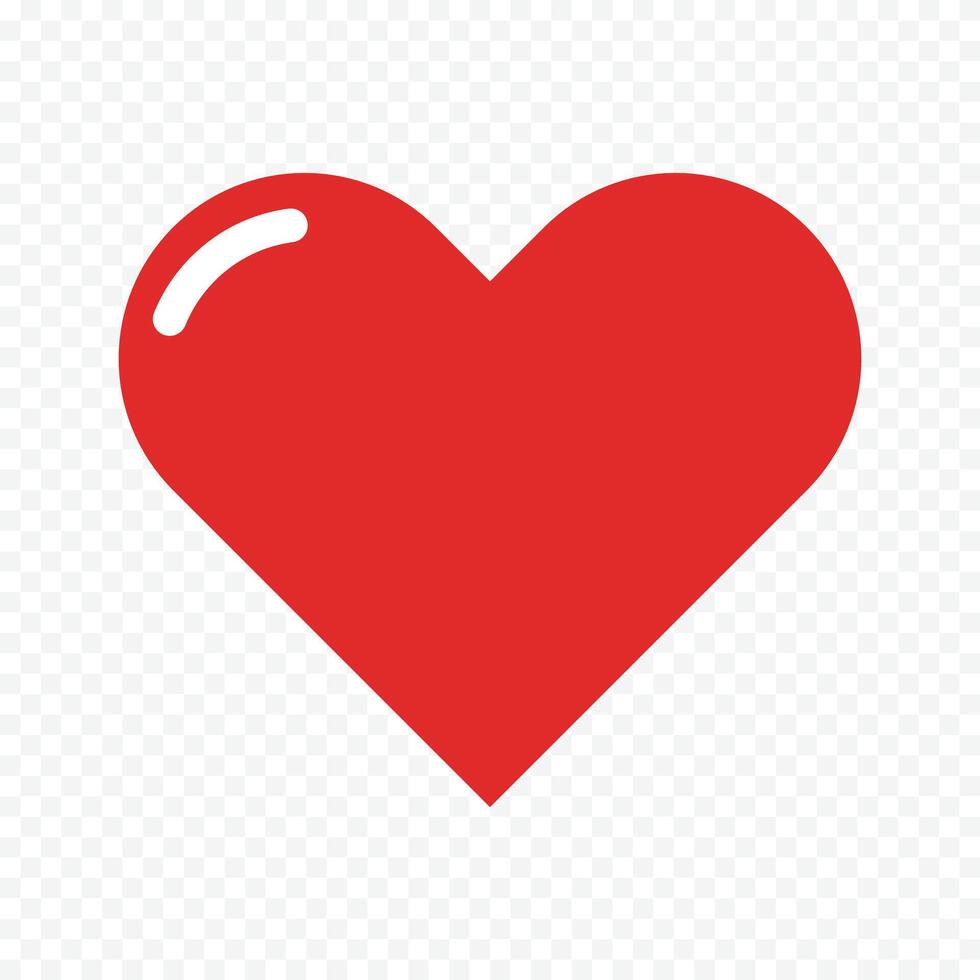 Valentines decor element red hearts shape sketch on the white vector