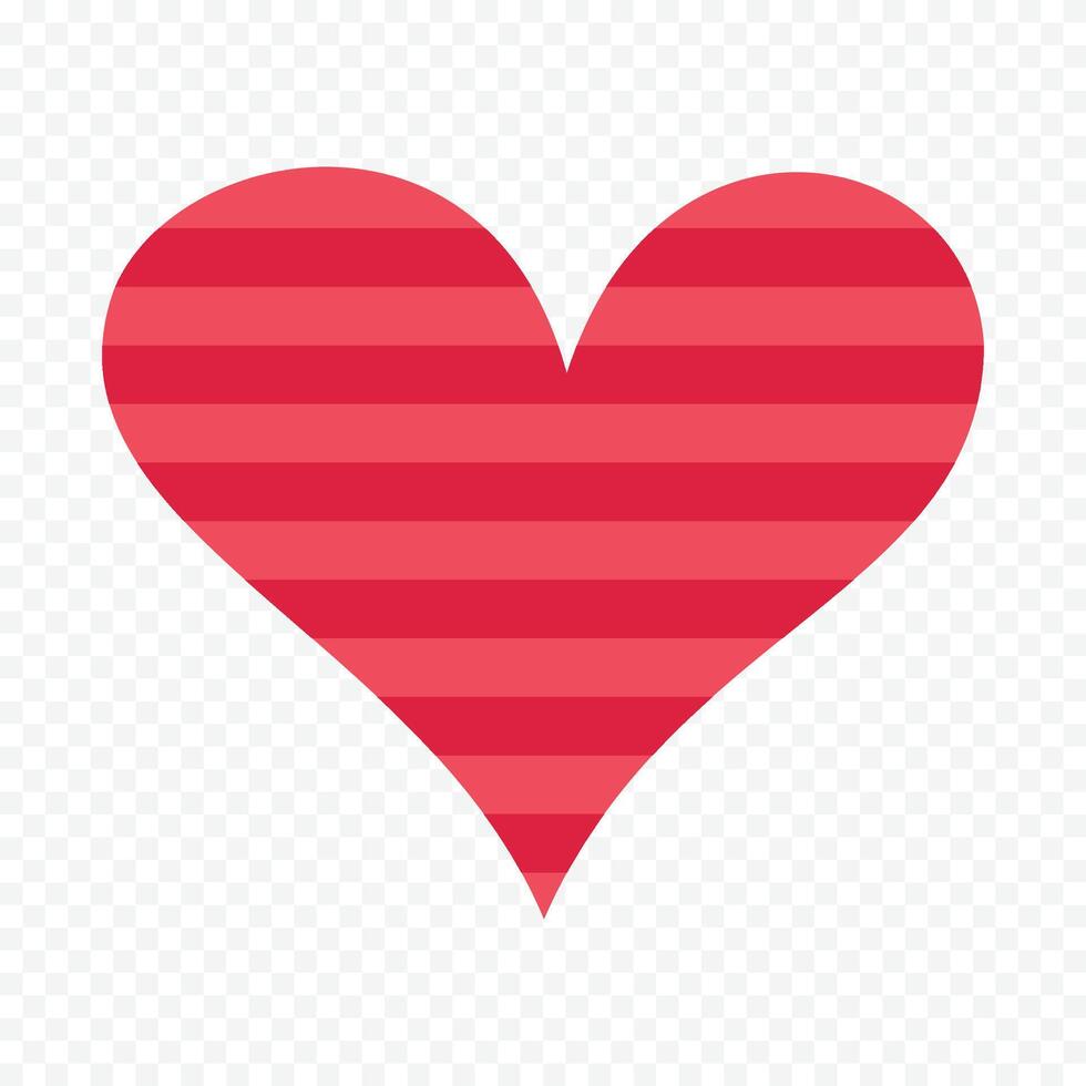 Cute pastel hand drawn doodle heart design illustration on the white vector