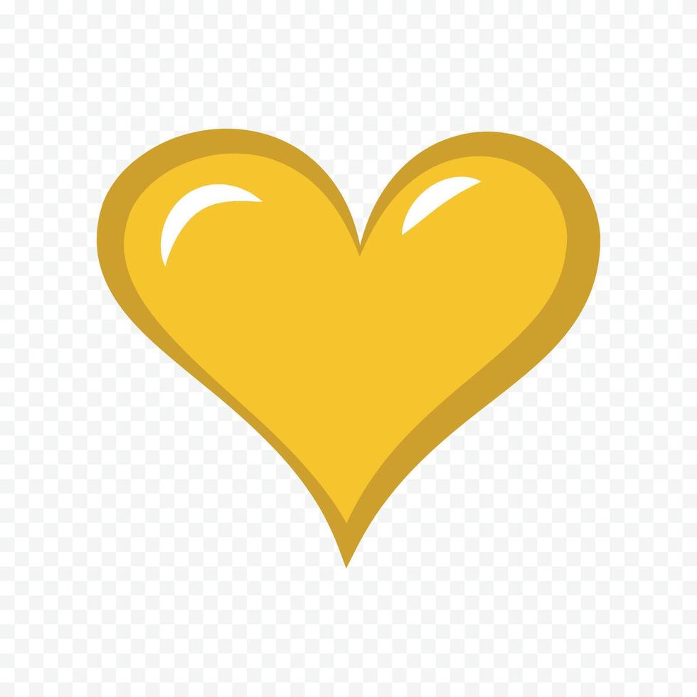 Cute pastel hand drawn doodle heart illustration isolated on a white vector