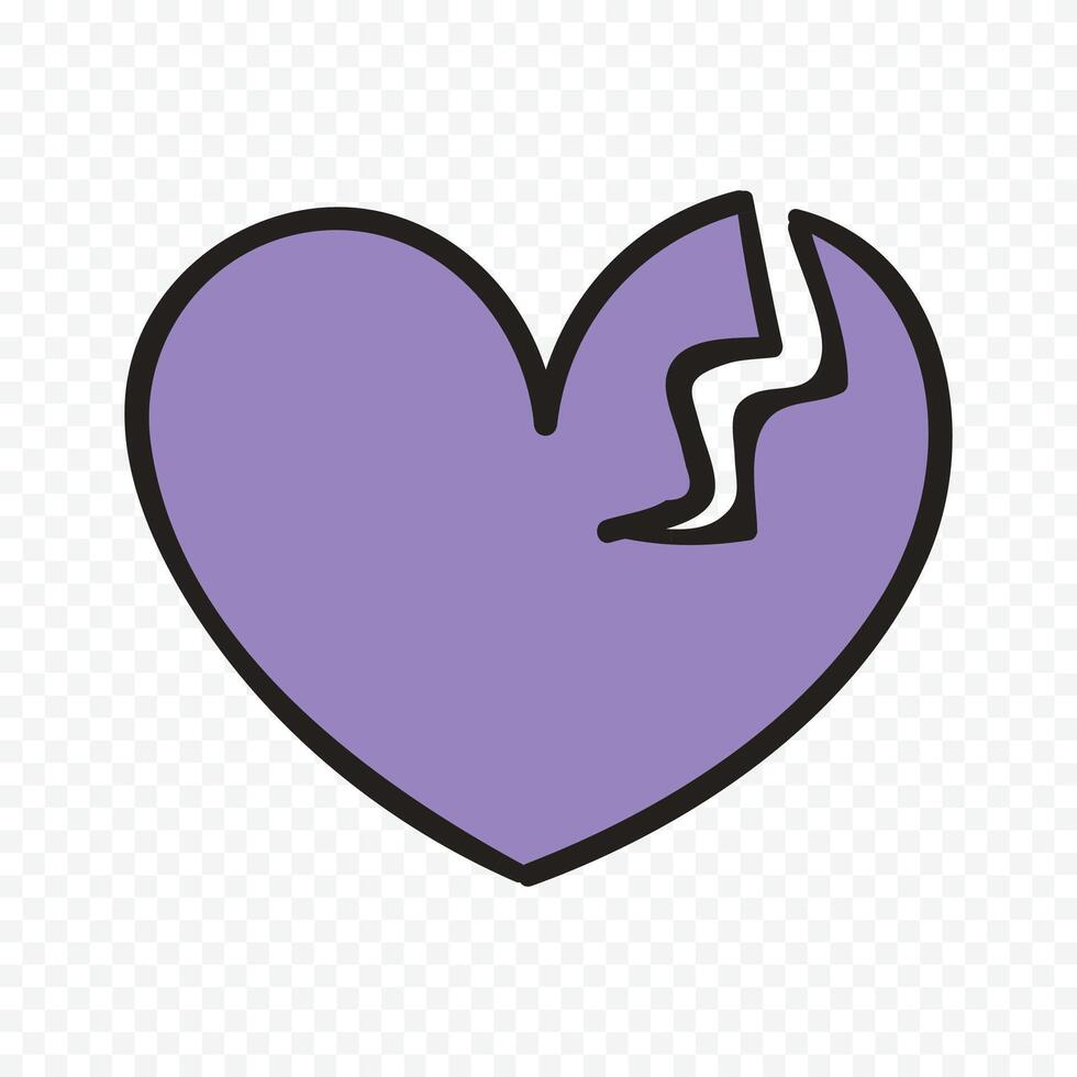 Pretty heart icon vector