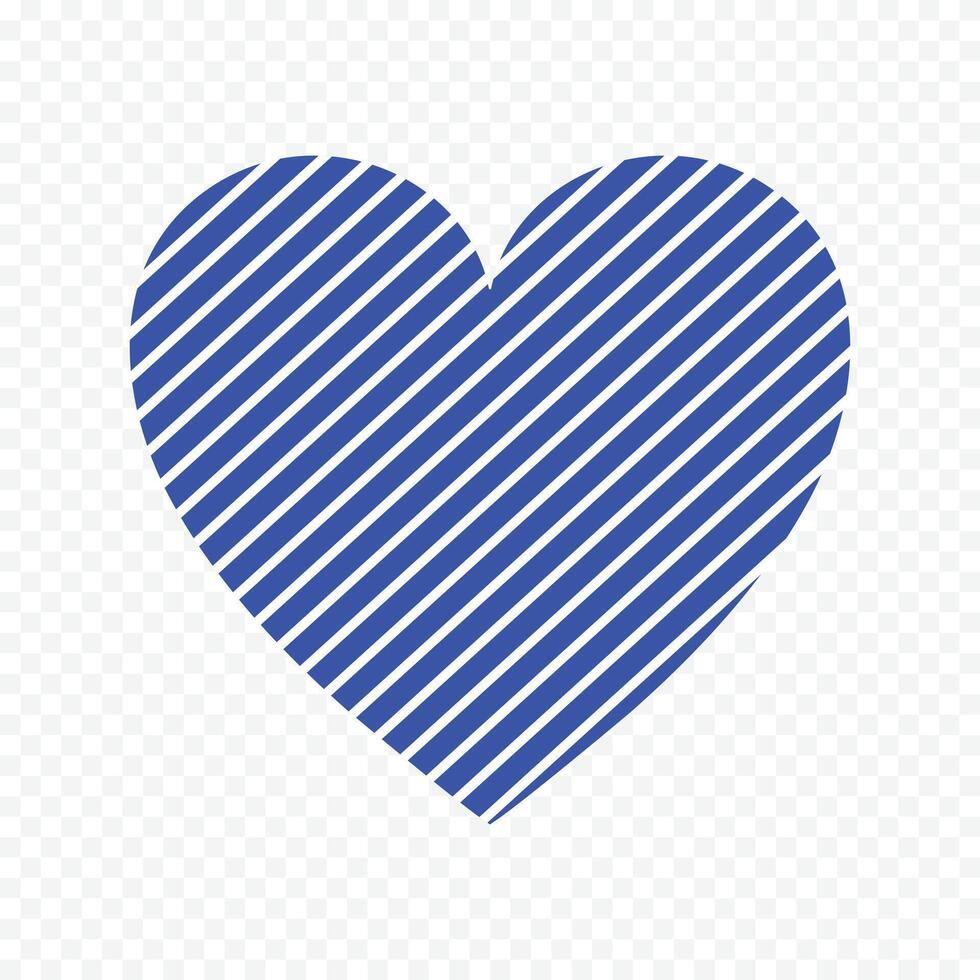 Valentine's day isolated illustration on a white background vector