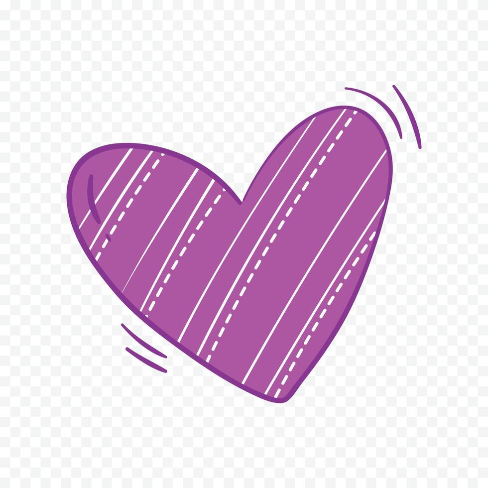 Valentine theme with many hearts on the white vector