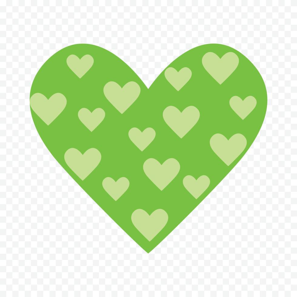 Valentine theme with many hearts on a white background vector