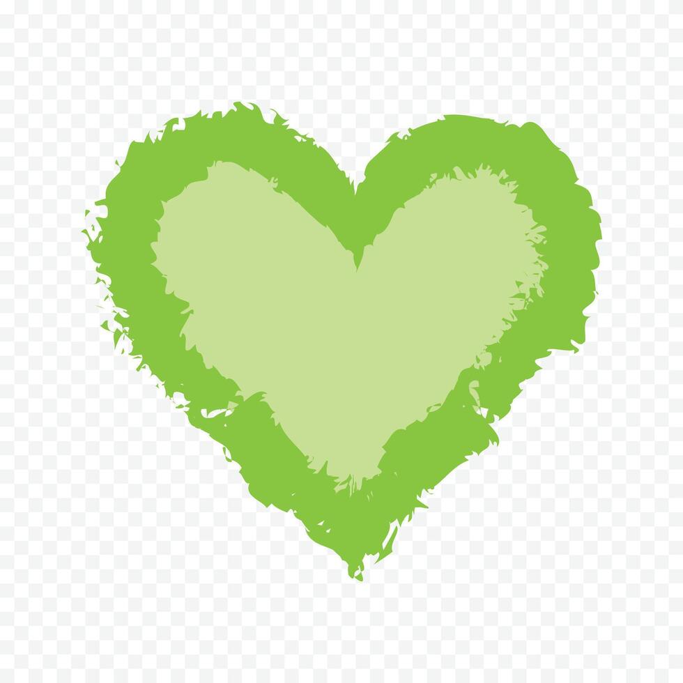 Hand drawn love icon on a white vector